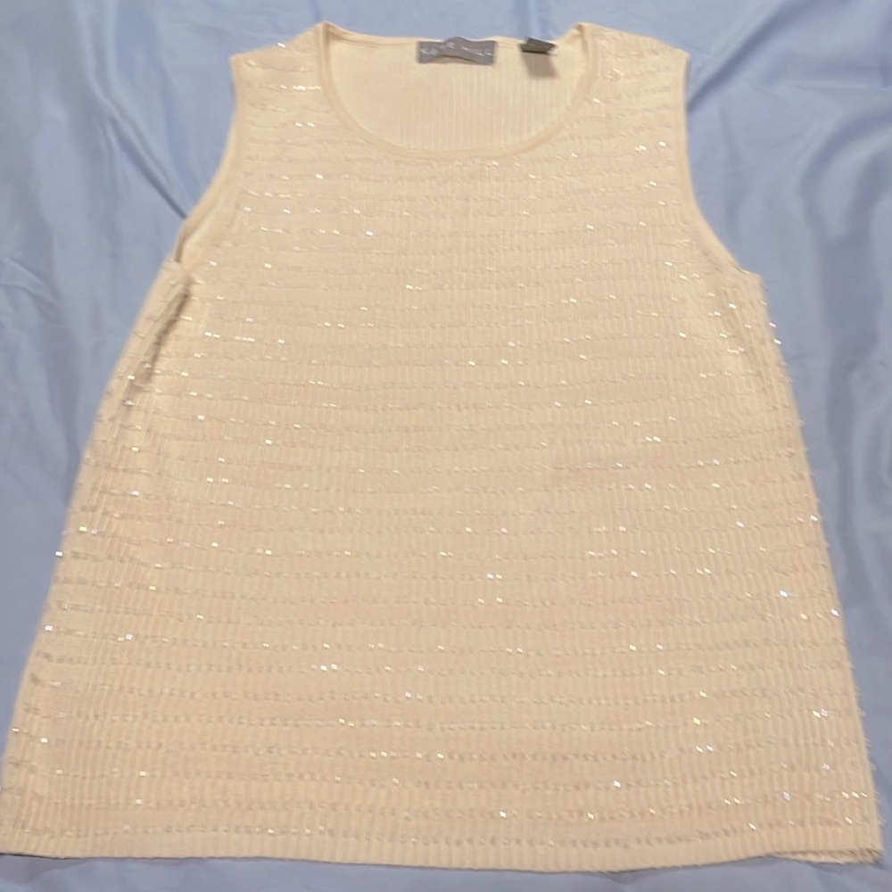 Kate Hill beaded sweater top